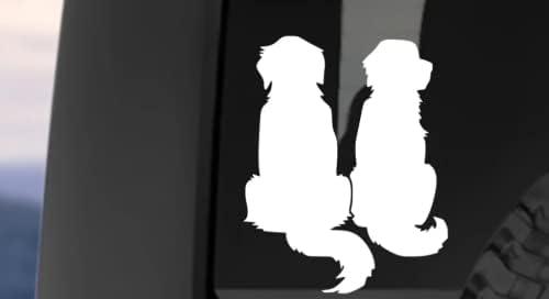 Miniatura 2 de Kramer Golden Retriever - Adhesivo para automóvil, botella de agua, laptop, casco de motocicleta (4 pulgadas)