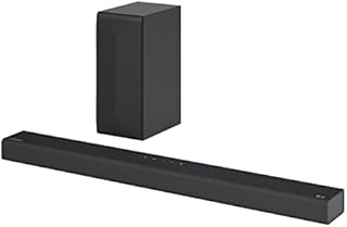 LG S65Q 3.1ch High-Res Audio Sound Bars for TV, DTS Virtual:X, Synergy TV, Meridian, HDMI, Wireless subwoofer