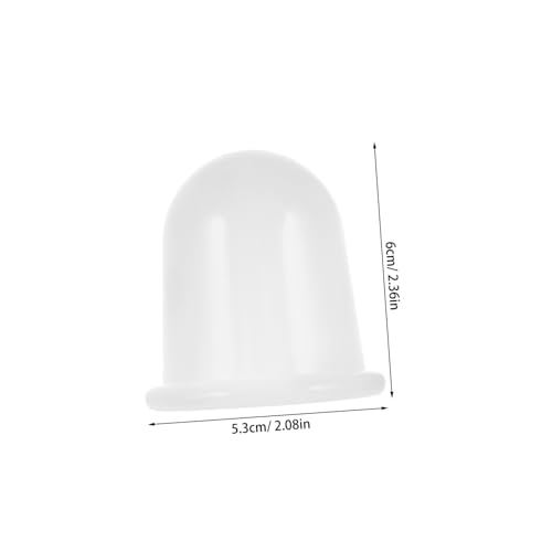 Dispositivo de Ventosas de Silicona 4 piezas para Masaje y Terapia de Cupping por Succión al Vacío para Masajeadora Corporal miniatura 2