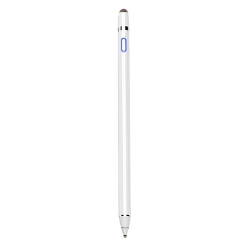 Stylet pour tablette tactile blanc fin et léger pour écran capacitif