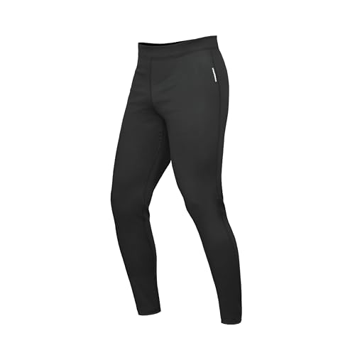 Image of ViaTerra Fleece Winter Base Layer Bottom | Available in 3 Sizes | Breathable, Easy Stretch, Black