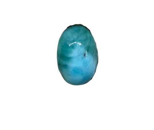Larimar naturel gemme ovale 13x9mm pour bague et pendentif fait main