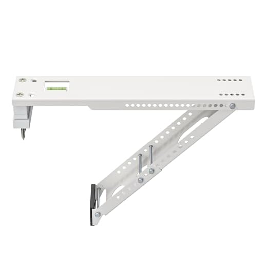 LuckIn Window Air Conditioner Support Bracket, Universal for 10,000-24,000 BTU AC Units, Up to 165lbs, Adjustable Extender Leg & Megnetic Spirit Level