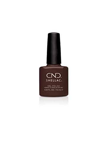 CND Shellac Gel Nail Polish, Long-lasting NailPaint Color with Curve-hugging Brush, Brown Polish, 0.25 fl oz CND Shellac Gel Nail Polish, Long-lasting NailPaint Color with Curve-hugging Brush, Brown Polish, 0.25 fl oz