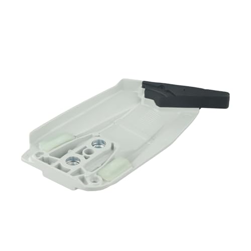 UTTASU MS462 Couvercle d'embrayage en métal pour tronçonneuses STIHL MS 462 et 500i Pièce de rechange 1142-640-1705 Boîtier en acier blanc durable Ajustement monobloc