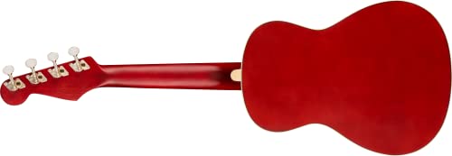 Fender Avalon Ténor Ukulélé Noyer Doigter Cerise - Les Beatles, Paul McCartney, John Lennon, RIngo Starr, George Harrison Fender Avalon Ténor Ukulélé Noyer Doigter Cerise – Image 3