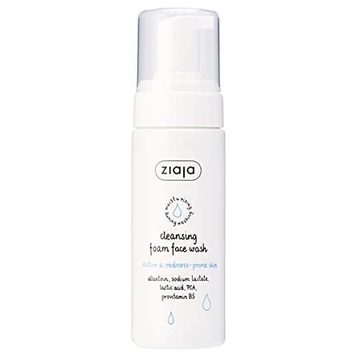 Ziaja Limpiador Facial en Espuma para Pieles Sensibles y Propensas Al Enrojecimiento 150ml