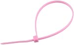 uxcell 120pcs Cable Zip Ties Nylon Cable Wire Ties 6 Inch Self-Locking Nylon Tie Wraps Pink
