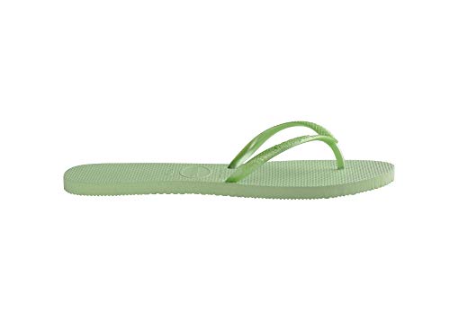 Chinelo Flat, Havaianas, Feminino, Verde Hydro, 37/38