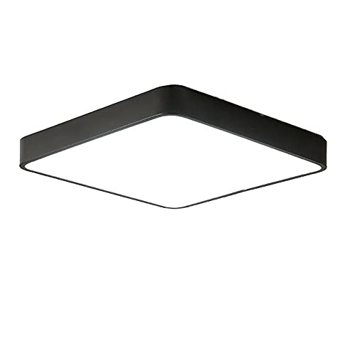 Plafonnier LED encastrable carré 24W blanc 6000K luminaire salon chambre couloir