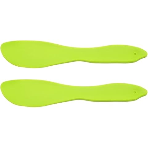 Linden Sweden Multi Purpose Spreaders | Versatile Butter Knife for Soft Cheese or Frosting | Safe for Kids | BPA-Free and Dishwasher-Safe | Set of 2 Spreaders Each | Made in Sweden | Pink Cover