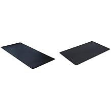 CLIMATEX Indoor/Outdoor Rubber Scraper Mat, 36 in. x 6 ft, Black & VersaTex Multi-Purpose Rubber Floor Mat for Indoor or Outdoor Use, Utility Mat 30" x 48", Black