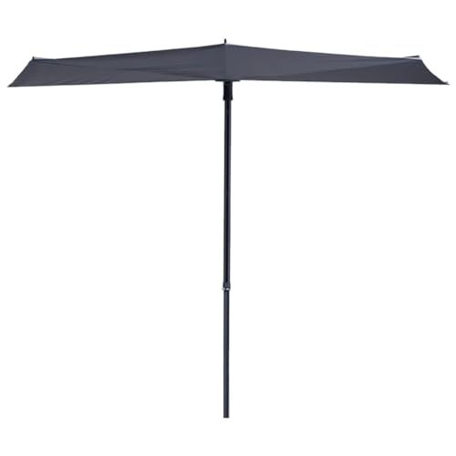 Madison Balkonschirm Sun Wave 300 x 150 cm in Grau