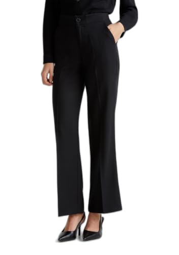 Pantalon Regular Femme United Colors of Benetton noir droit classique