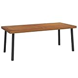 vidaXL Mesa de jardín Madera Maciza de Acacia 200x100x75 cm