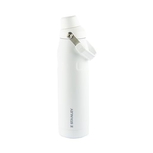 Stanley - Garrafa de Água Aerolight com Tampa Fast Flow, Garrafa Térmica a Vácuo para Bebidas Frias, Aço Inoxidável Leve, 1,1 L, Polar