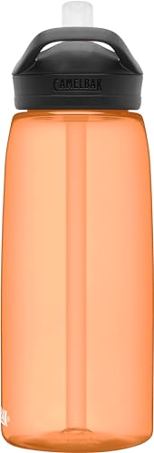 Image of CamelBak Eddy+ Water Bottle with Bite Valve Straw, Leak‑Resistant Easy‑Sip Design for Everyday Hydration, 32oz, Desert Sunrise