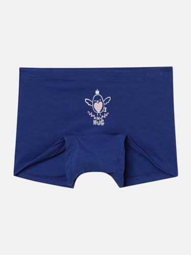 Image of mackly Girls Boxers (Pack of 3) - Cotton Boxer Shorts, Seamless Comfort, Mid Waist Boyshorts Panties