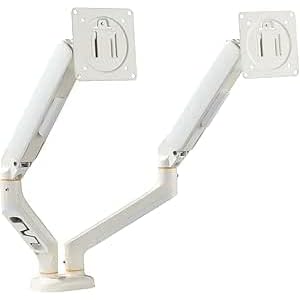 【値下げ再開】TECLUCK 2画面 デュアルモニターアーム ガススプリング式 32インチ対応 耐荷重10kg 1,870円！プライム会員は送料無料！