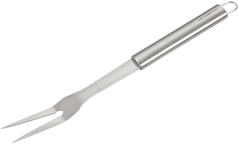 Le Creuset Stainless Steel Outdoor Two-Pronged Fork, 17.5"