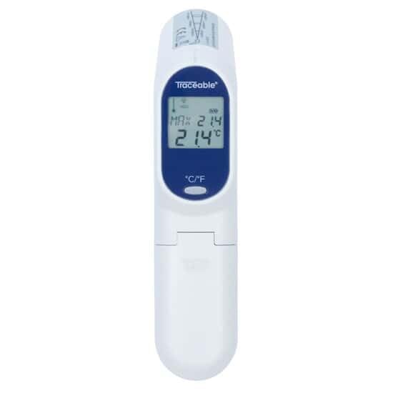 Traceable Calibrated Digital Infrared Thermometer, -70 to 932 Degrees Fahrenheit, 0.1 Resolution, Accuracy of 2 Degrees Celsius