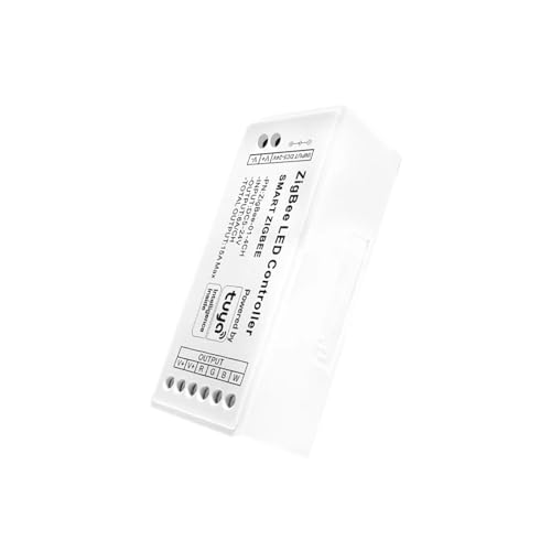 Contrôleur bande LED RGBW Zigbee intelligent pour domotique Tuya