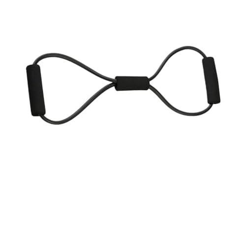 Banda de resistencia Bandas de goma de resistencia for Yoga y Fitness, 8 palabras, banda elástica for Fitness, equipo de Fitness, expansor, entrenamiento, gimnasio, tren de ejercicio(Black)