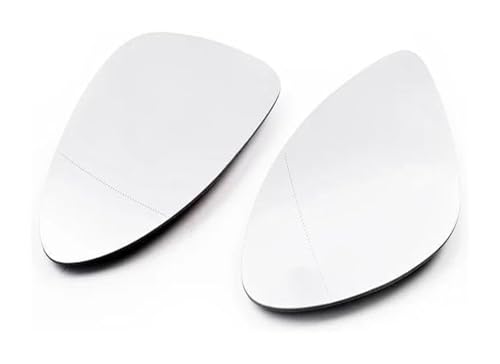 ミラーガラス 用 カイエン 2010 2011 2012 2013 2014 車用 広角 ヒーター付きサイドミラーガラス(Left and right)