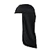 Deevoka Shade Hat Sun Protection Workwear Sweat Wicking Headwrap for Women Men Riding, Black