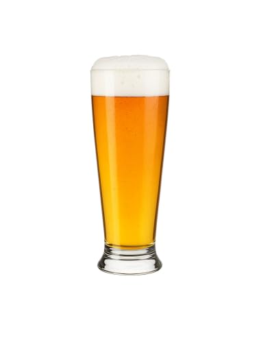 Vaso de Cerveza Príncipe 32cl – Set de 6 Unidades – Forma Pilsner que Realza Aromas y Sabor – Resistente y Elegante – Cristal Transparente, Ideal para Cervezas Lager y Artesanales