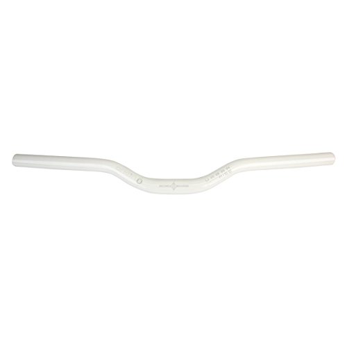 Origin8 Urban-Pro Riser Handlebar, 25.4mm, White Powdercoat
