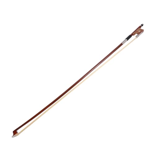Sosoport Red Sandalwood Violin Bow with Horsehair Replacement for Beginners Balanced Weight Distribution Comfortable Grip for Easy Playing present for Violin
