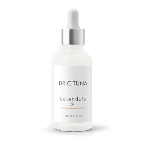 FARMASi Dr. C. Tuna Calendula Oil, Moisturizing & Nourishing For Skin, Face and Body, It Nourishes the Skin and Leaves Behind a Soft and Silky Feeling, 1 fl. oz / 30 ml