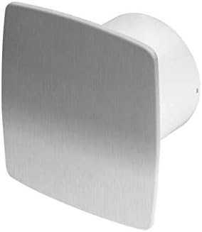 Bathroom Extractor Fan  Multiple Options Including Pull Cord, Timer, Humidity Sensor  Silent or Turbo  Chrome, White and Black Finish Options  Low Energy Consumption ((Silent) Standard, PNI100)
