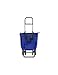 Rolser Carrello Portaspesa Mini Bag Plus Logos Pieghevole 4 Ruote - Blu