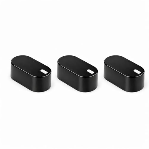 Image of Everflame Sleek Gas Stove Knob (Pack of 3) | Durable Plastic Body | Compatible with 8mm Spindle | Fit for Kitchen Gas Stoves | Easy Installation Replacement Knobs