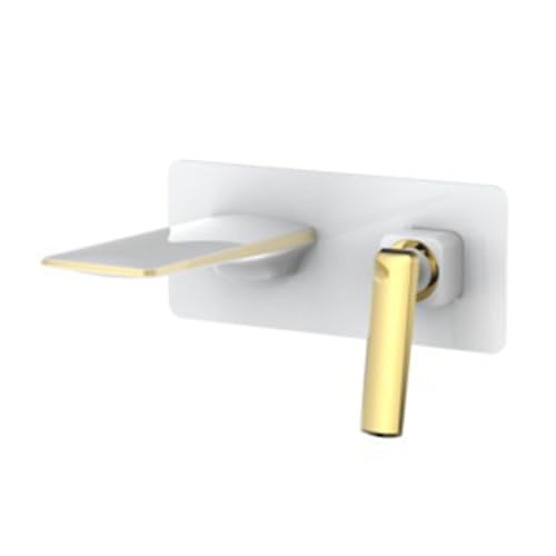 Robinet mitigeur de lavabo à 2 trous pour vasque moderne