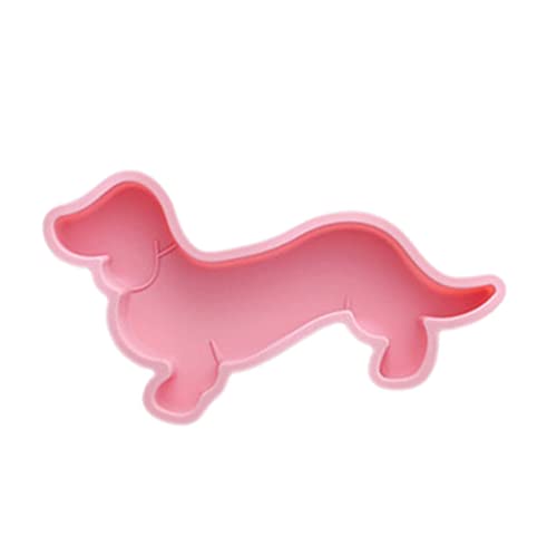 Molde de silicona de perro dachshund para hornear repostería y chocolates 5