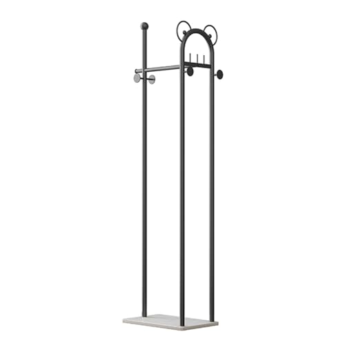 Porte-manteau sur pied entrée étagère vêtements support rangement