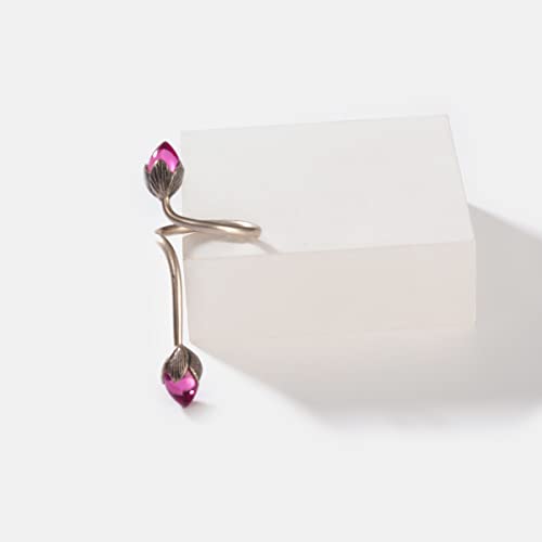 Image of Shaya by Caratlane | 925 Silver|Oxidised Rise Above Hate Ring | Gifts for Womens & Girls