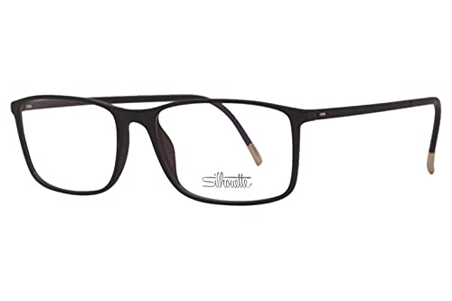 Silhouette 2934 9030 Eyeglasses Black Matte Optical Frame 56-16-145 thumb #1