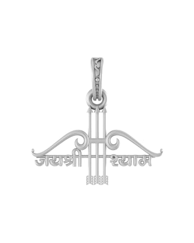 Pendentif Baba Khatu Shyam argent sterling 925 amulette spirituelle discrète pour collier