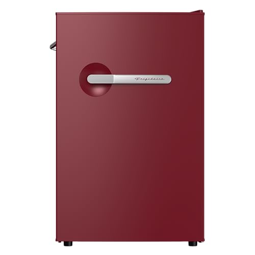 Frigidaire, 4.5 Cu. Ft. Retro Series Compact Refrigerator, Built-In Side Bottle Opener, Red