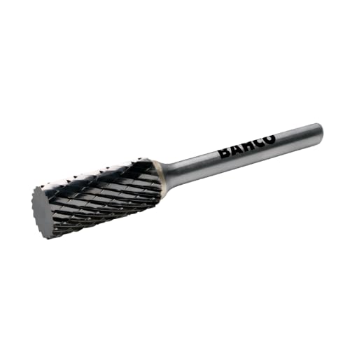 Bahco A1020M06X Cylindrical X-Cut Rotary Burr, Silver, Medium, 10 x 60 mm - Image 3