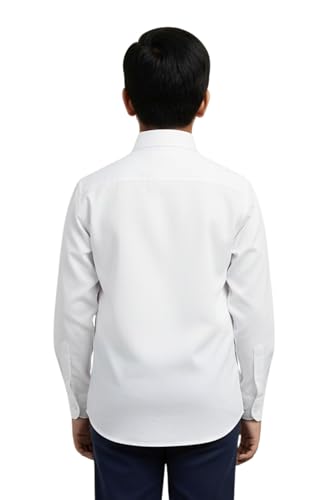 Image of White Shirt Full Sleeve 100% Cotton | Unisex | School Uniform
