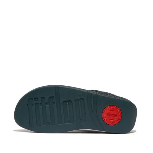 Image of FitFlop Women's LULU Suede Toe-Post Sandals | Lightweight Summer Walking Sandals with Cushioned Comfort, Arch Support & Grip