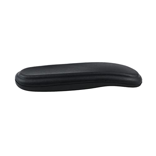 Meprotal Office Chair Armrest Replacement Arm Pads Universal 4" Mounting Hole Pu Leather Office Chair Parts With Screws, 1Pair - Black #TOP1