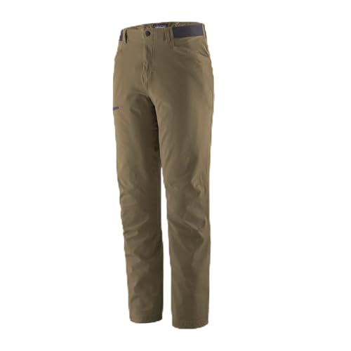 Pantalon Venga Rock Patagonia homme 32 regular kaki en coton bio durable