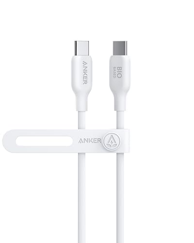 Anker USB C to USB C Cable (240W 3ft), USB 2.0 Bio-Based Charging Cable for iPhone 16/15 Series, MacBook Pro/Air, iPad, Samsung S24/S23, Huawei, Xiaomi, Redmi, Vivo, Oppo and More