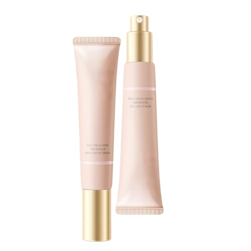 Imprimación de maquillaje, base invisible para poros y preparación diaria de maquillaje, crema antes de aplicar la base para una larga duración y una piel refinada, 2 unidades (01 mates)